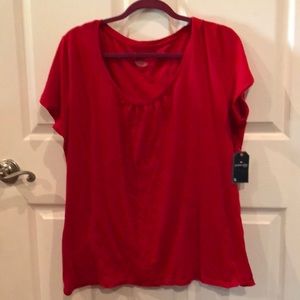 St. John’s Bay red short sleeve shirt XL
